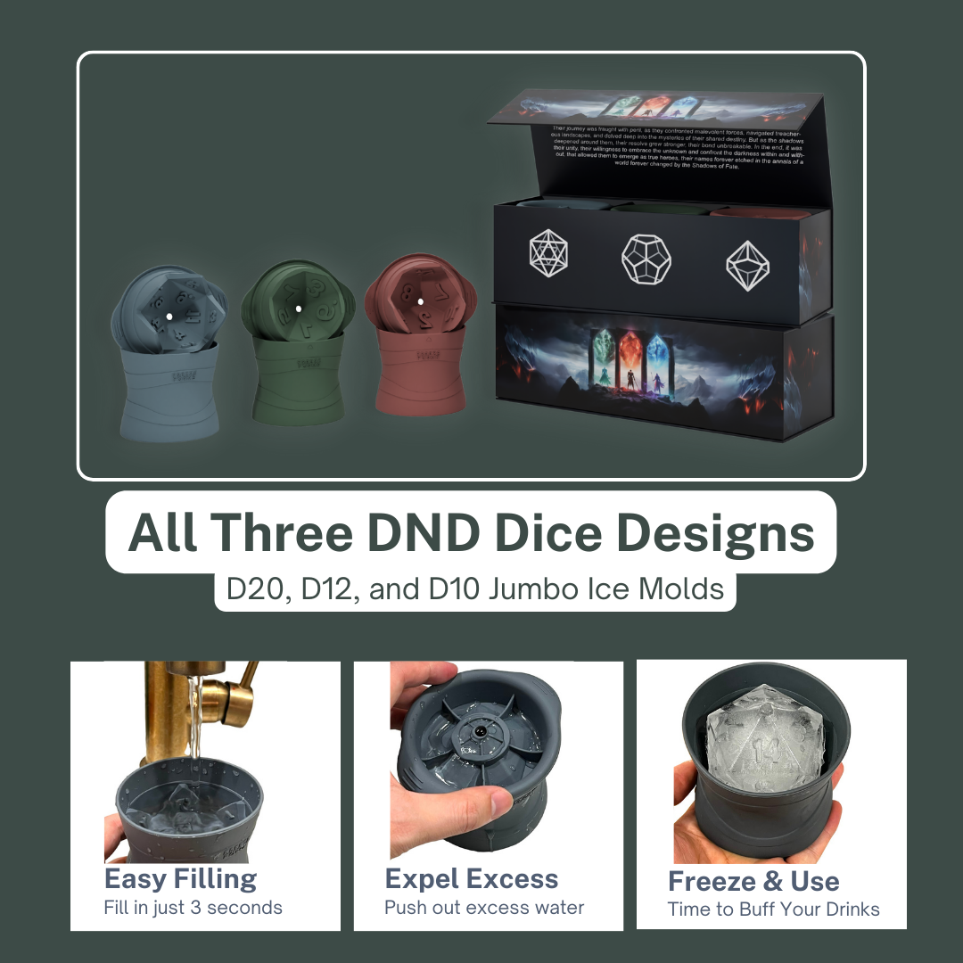 DMSet Ultimate DND Ice Mold Gift Set