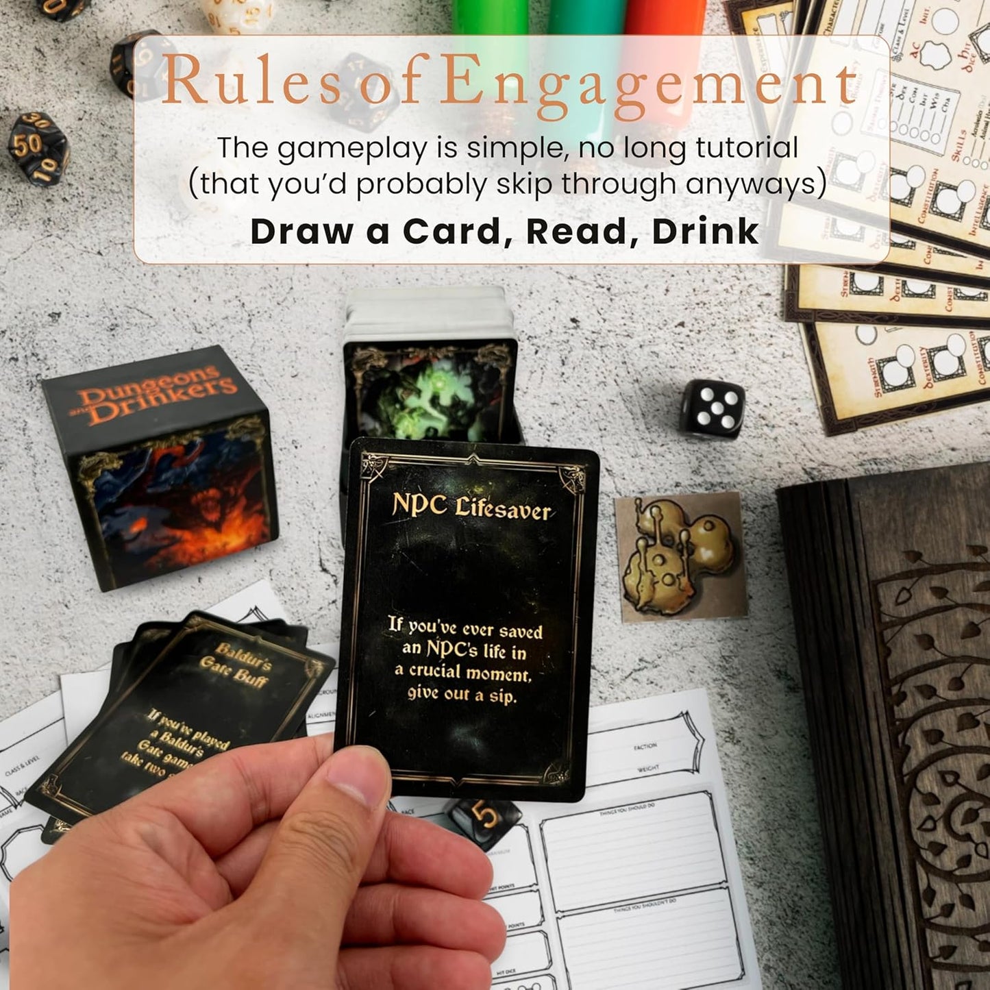 Dungeons and Drinkers Card Game: A Tavern Favorite